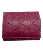 GUCCIグッチ）の古着「名刺入れ」｜ピンク