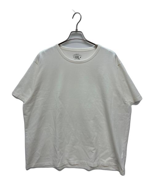 RRL（ダブルアールエル）RRL (ダブルアールエル) リラックス フィット ヘビーウェイト ジャージー Tシャツ ホワイト サイズ:XXLの古着・服飾アイテム