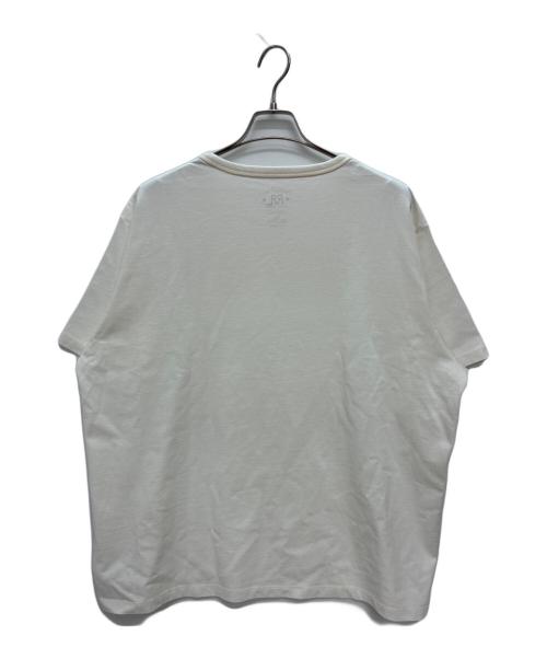 RRL（ダブルアールエル）RRL (ダブルアールエル) リラックス フィット ヘビーウェイト ジャージー Tシャツ ホワイト サイズ:XXLの古着・服飾アイテム