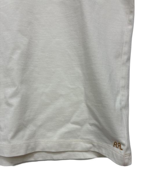 RRL（ダブルアールエル）RRL (ダブルアールエル) リラックス フィット ヘビーウェイト ジャージー Tシャツ ホワイト サイズ:XXLの古着・服飾アイテム