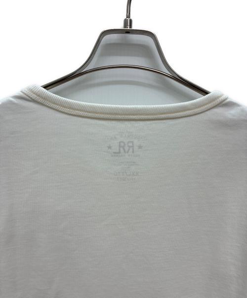 RRL（ダブルアールエル）RRL (ダブルアールエル) リラックス フィット ヘビーウェイト ジャージー Tシャツ ホワイト サイズ:XXLの古着・服飾アイテム