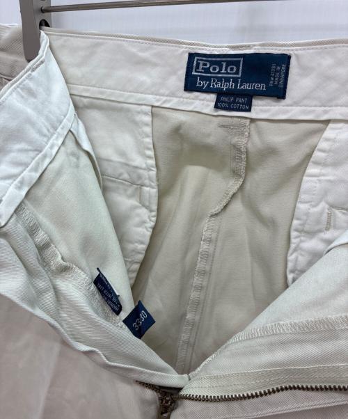 POLO RALPH LAUREN（ポロ・ラルフローレン）POLO RALPH LAUREN (ポロ・ラルフローレン) ポロチノ PHILIP PANT ベージュ サイズ:W33×L30の古着・服飾アイテム