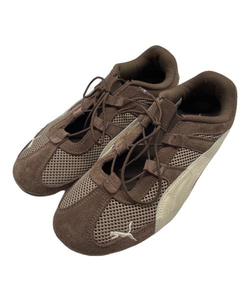 PUMA（プーマ）PUMA (プーマ) ローカットスニーカー ブラウン サイズ:25.5cmの古着・服飾アイテム