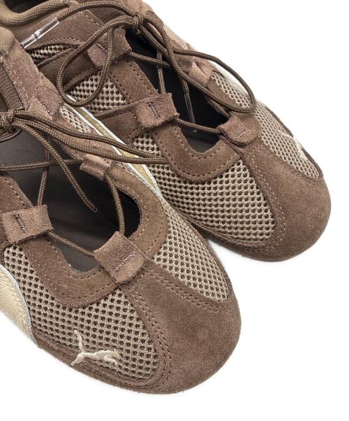 PUMA（プーマ）PUMA (プーマ) ローカットスニーカー ブラウン サイズ:25.5cmの古着・服飾アイテム