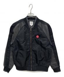 GAP（ギャップ）の古着「日本列島 スーベニアジャケット」｜ブラック