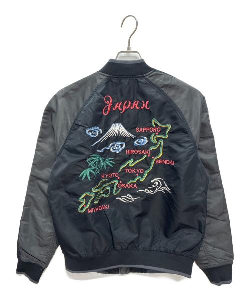 GAP（ギャップ）GAP (ギャップ) 日本列島 スーベニアジャケット ブラック サイズ:Sの古着・服飾アイテム