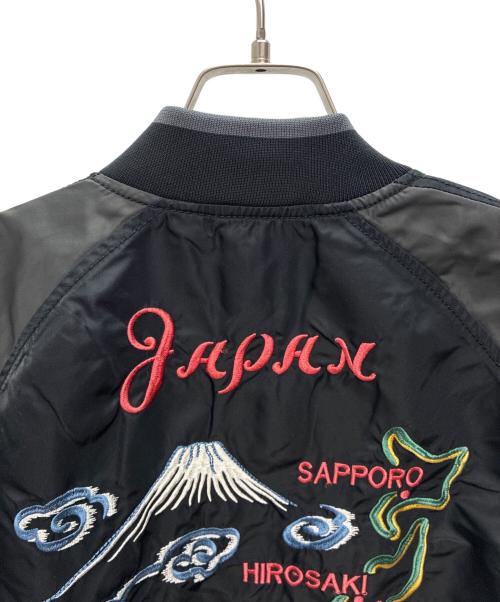 GAP（ギャップ）GAP (ギャップ) 日本列島 スーベニアジャケット ブラック サイズ:Sの古着・服飾アイテム