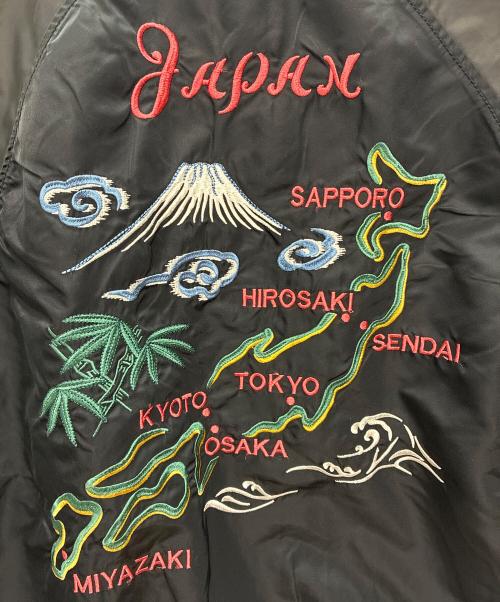 GAP（ギャップ）GAP (ギャップ) 日本列島 スーベニアジャケット ブラック サイズ:Sの古着・服飾アイテム