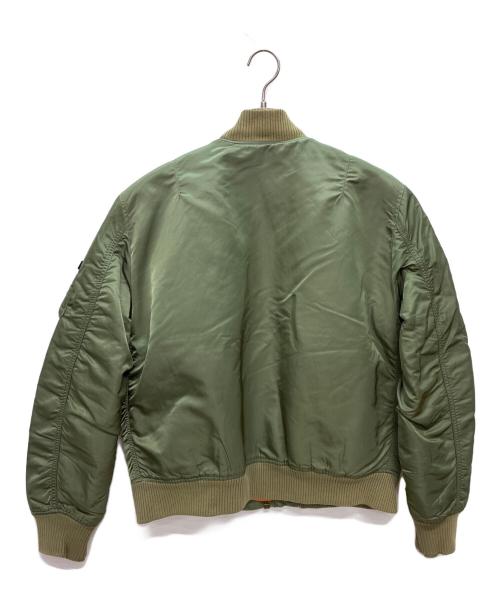ALPHA（アルファ）ALPHA (アルファ) MA-1ジャケット グリーン サイズ:XLの古着・服飾アイテム