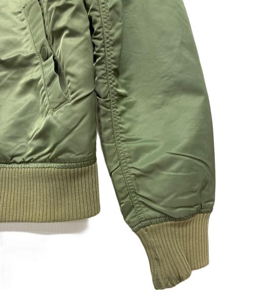 ALPHA（アルファ）ALPHA (アルファ) MA-1ジャケット グリーン サイズ:XLの古着・服飾アイテム
