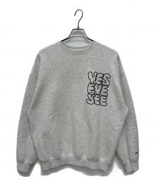 YESEYESEE（イエスアイシー）の古着「C-Logo Sweatshirt」｜ライトグレー