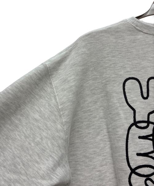 YESEYESEE（イエスアイシー）YESEYESEE (イエスアイシー) C-Logo Sweatshirt ライトグレー サイズ:Mの古着・服飾アイテム