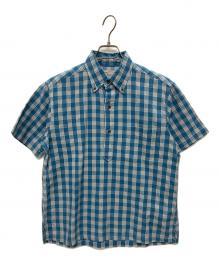 Sun Surf（サンサーフ）の古着「WATUMULL'S SPECIAL EDITION "PALAKA" 半袖シャツ」｜ブルー×ホワイト