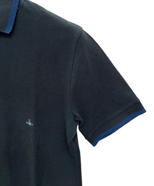 Vivienne Westwood man（ヴィヴィアン ウェストウッド マン）Vivienne Westwood man (ヴィヴィアン ウェストウッド マン) ポロシャツ ネイビー サイズ:Mの古着・服飾アイテム