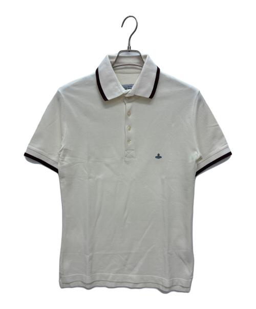 Vivienne Westwood man（ヴィヴィアン ウェストウッド マン）Vivienne Westwood man (ヴィヴィアン ウェストウッド マン) ポロシャツ ホワイト サイズ:Mの古着・服飾アイテム