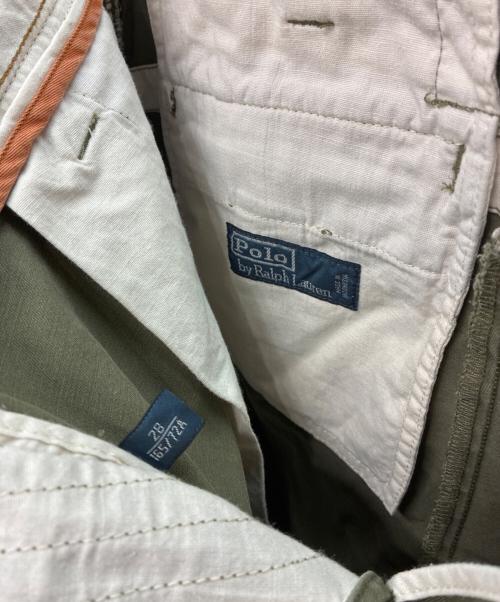POLO RALPH LAUREN（ポロ・ラルフローレン）POLO RALPH LAUREN (ポロ・ラルフローレン) カーゴショートパンツ カーキ サイズ:28の古着・服飾アイテム