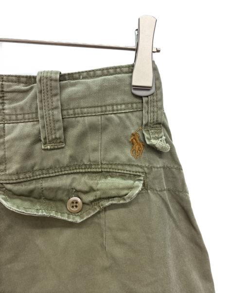 POLO RALPH LAUREN（ポロ・ラルフローレン）POLO RALPH LAUREN (ポロ・ラルフローレン) カーゴショートパンツ カーキ サイズ:28の古着・服飾アイテム