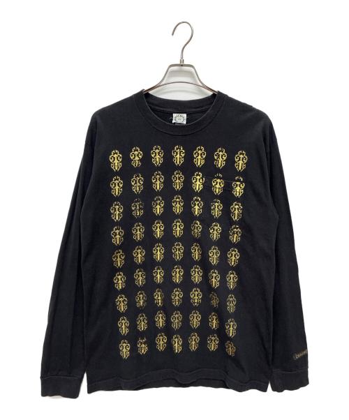 CHROME HEARTS（クロムハーツ）CHROME HEARTS (クロムハーツ) ヴァインダガー ポケット 長袖カットソー ブラック サイズ:Lの古着・服飾アイテム