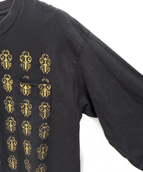 CHROME HEARTS（クロムハーツ）CHROME HEARTS (クロムハーツ) ヴァインダガー ポケット 長袖カットソー ブラック サイズ:Lの古着・服飾アイテム