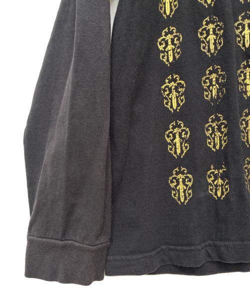 CHROME HEARTS（クロムハーツ）CHROME HEARTS (クロムハーツ) ヴァインダガー ポケット 長袖カットソー ブラック サイズ:Lの古着・服飾アイテム