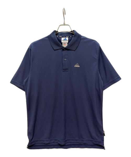 adidas（アディダス）adidas (アディダス) 90s ポロシャツ ネイビー サイズ:Mの古着・服飾アイテム