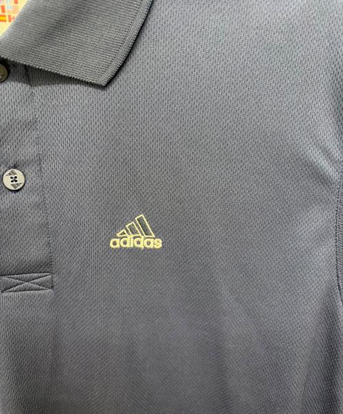 adidas（アディダス）adidas (アディダス) 90s ポロシャツ ネイビー サイズ:Mの古着・服飾アイテム