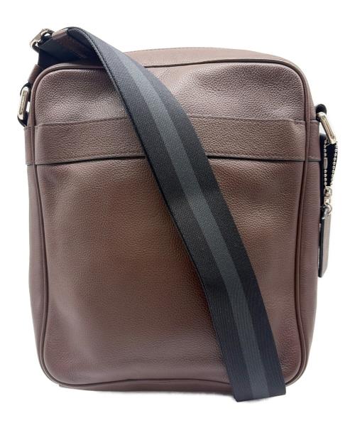 COACH（コーチ）COACH (コーチ) スムースレザー フライトバッグ ブラウンの古着・服飾アイテム