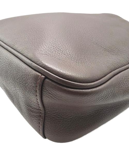 COACH（コーチ）COACH (コーチ) スムースレザー フライトバッグ ブラウンの古着・服飾アイテム