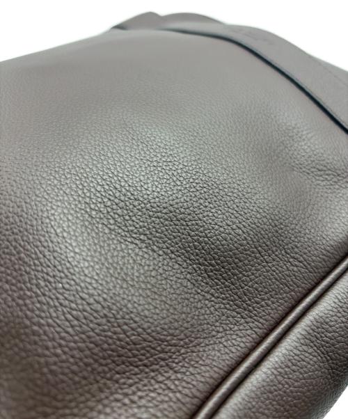 COACH（コーチ）COACH (コーチ) スムースレザー フライトバッグ ブラウンの古着・服飾アイテム