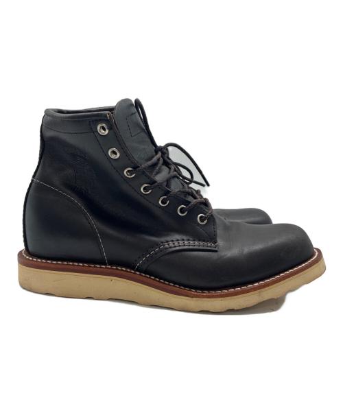CHIPPEWA（チペワ）CHIPPEWA (チペワ) ワークブーツ ブラック サイズ:8 1/2Dの古着・服飾アイテム