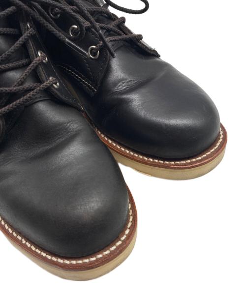 CHIPPEWA（チペワ）CHIPPEWA (チペワ) ワークブーツ ブラック サイズ:8 1/2Dの古着・服飾アイテム