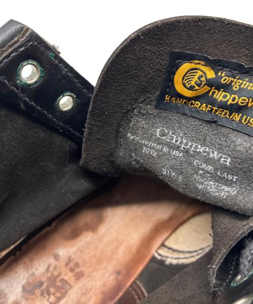 CHIPPEWA（チペワ）CHIPPEWA (チペワ) ワークブーツ ブラック サイズ:8 1/2Dの古着・服飾アイテム