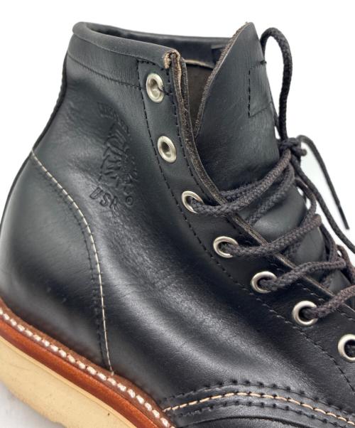 CHIPPEWA（チペワ）CHIPPEWA (チペワ) ワークブーツ ブラック サイズ:8 1/2Dの古着・服飾アイテム