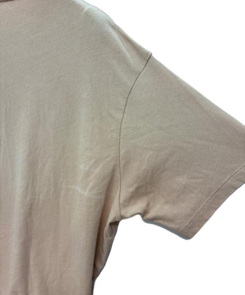 RRL（ダブルアールエル）RRL (ダブルアールエル) コットンヘンプ グラフィックTシャツ ピンク サイズ:XXLの古着・服飾アイテム