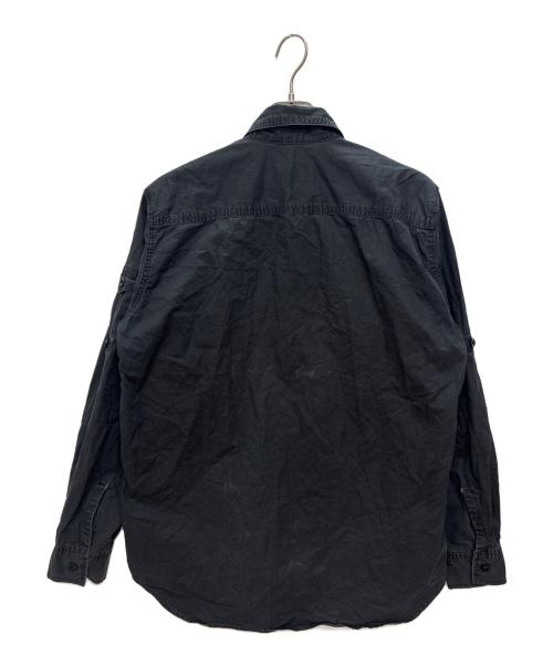 stussy（ステューシー）stussy (ステューシー) 00s ギミックシャツ ブラック サイズ:Lの古着・服飾アイテム