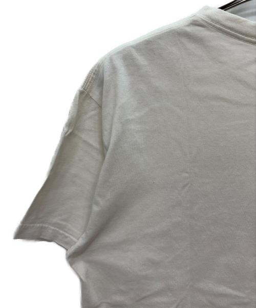 stussy（ステューシー）stussy (ステューシー) 半袖Tシャツ ホワイト×パープル サイズ:Lの古着・服飾アイテム