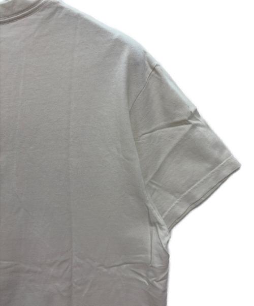 stussy（ステューシー）stussy (ステューシー) 半袖Tシャツ ホワイト×パープル サイズ:Lの古着・服飾アイテム