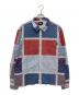 stussy（ステューシー）の古着「Paisley Patchwork L/S Shirt」｜ブルー×レッド