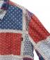 中古・古着 stussy (ステューシー) Paisley Patchwork L/S Shirt ブルー×レッド サイズ:XL：7000円