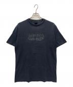 stussyステューシー）の古着「00s メキシコ製 プリント 半袖Tシャツ」｜ネイビー