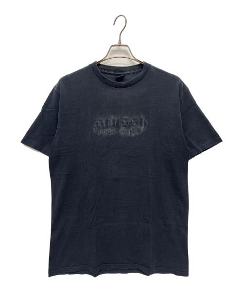 stussy（ステューシー）stussy (ステューシー) 00s メキシコ製 プリント 半袖Tシャツ ネイビー サイズ:Lの古着・服飾アイテム