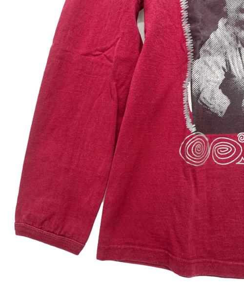 stussy（ステューシー）stussy (ステューシー) 00s メキシコ製 OLD L/S KIDS 長袖カットソー レッド サイズ:Lの古着・服飾アイテム
