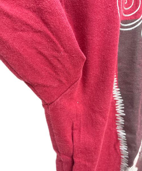 stussy（ステューシー）stussy (ステューシー) 00s メキシコ製 OLD L/S KIDS 長袖カットソー レッド サイズ:Lの古着・服飾アイテム