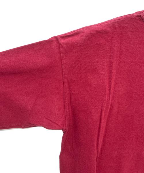 stussy（ステューシー）stussy (ステューシー) 00s メキシコ製 OLD L/S KIDS 長袖カットソー レッド サイズ:Lの古着・服飾アイテム