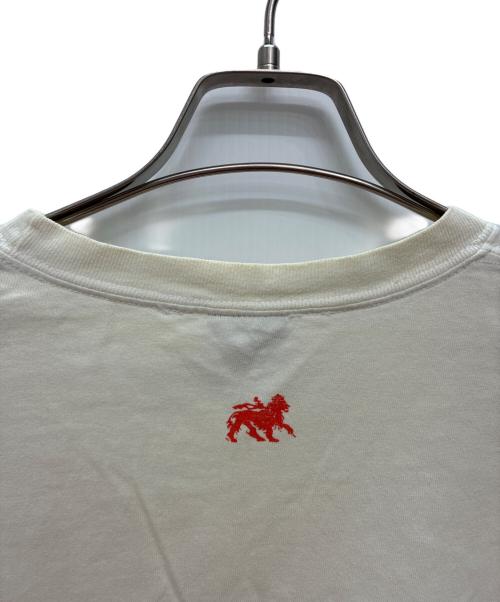 stussy（ステューシー）stussy (ステューシー) RASTA TOM TOM 半袖Tシャツ ホワイト×ブラック サイズ:Lの古着・服飾アイテム