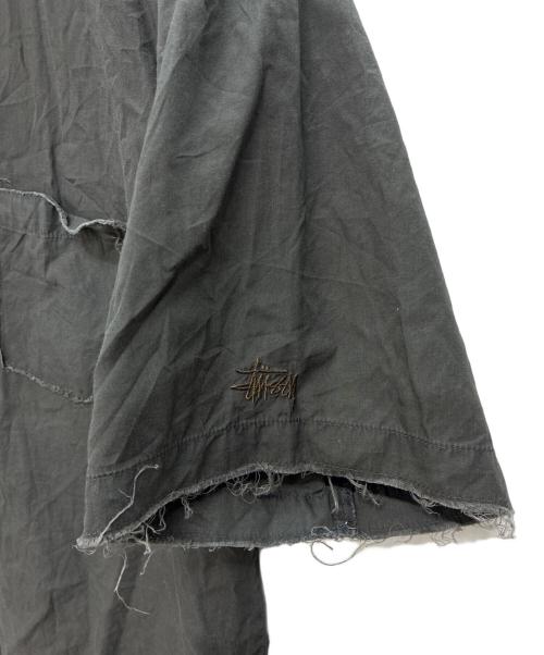 stussy（ステューシー）stussy (ステューシー) USA製 半袖シャツ グレー サイズ:Lの古着・服飾アイテム