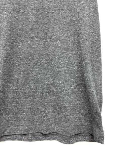 CHROME HEARTS（クロムハーツ）CHROME HEARTS (クロムハーツ) サークルロゴプリント Vネック Tシャツ グレー サイズ:XLの古着・服飾アイテム