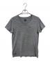 CHROME HEARTS（クロムハーツ）の古着「サークルロゴプリント Vネック Tシャツ」｜グレー