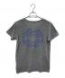 CHROME HEARTS (クロムハーツ) サークルロゴプリント Vネック Tシャツ グレー サイズ:XL：15000円
