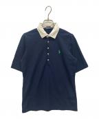 POLO GOLF×RALPH LAURENポロ ゴルフ×ラルフローレン）の古着「ポロシャツ」｜ネイビー